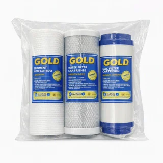 پکیج فیلتر یک، دو و سه تصفیه اب برند So Safe Gold